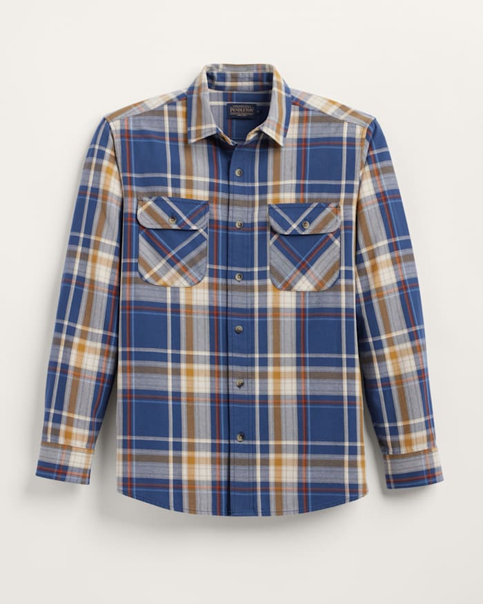 MEN'S PLAID BEACH SHACK COTTON SHIRT